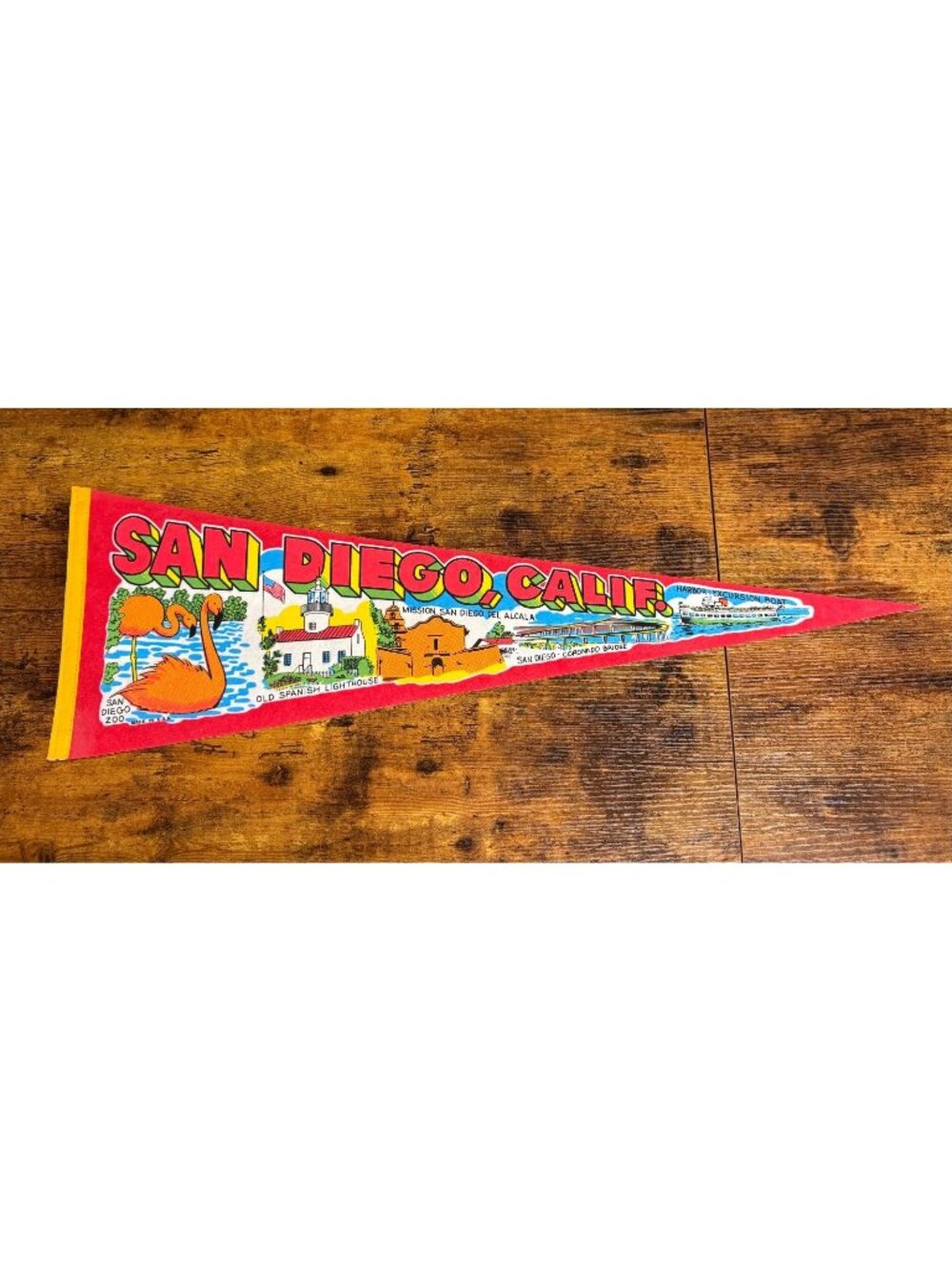 Vintage San Diego, California pennant